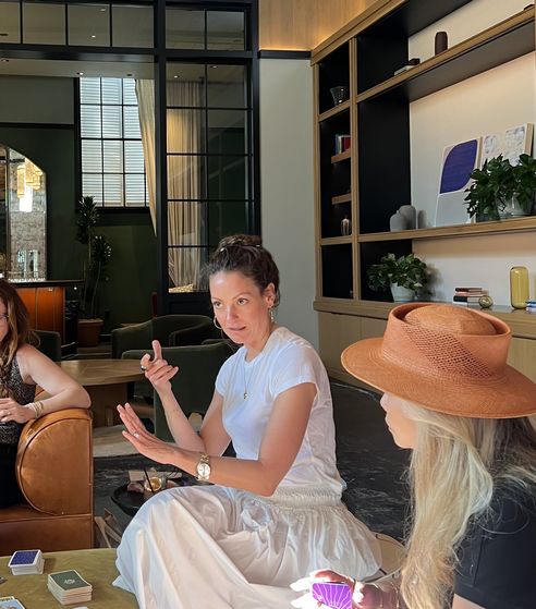 Jessica facilitating a session